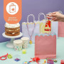 THE TWIDDLERS 5 Sabliers Liquide, Sablier à Eau pour Enfants (14cm, 5 Couleurs) - Jouets Sensoriel, Jouets Fidget, TSA, TDAH - C