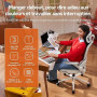 SIHOO B100 Chaise de Bureau Ergonomique, Maille Respirante, Support Lombaire, Appui-Tête Large, Accoudoirs Relevables, Inclinais