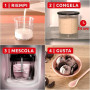 Moulinex Dolci, Sorbetière 10 programmes en 1, nettoyage avec rinçage automatique, technologie 1 Step Perfector, MJ602AF0