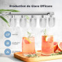 Machine à Glaçons, 12kg en 24h, Acmeenjoy Machine a Glacons avec Cuillère à Glace, 9 Glaçons en 6-8 Minutes, Machine a Glaçons A
