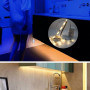 JANDEI - Bande Lumineuse LED Autocollante, Rechargeable USB, Sans Prise, avec Detecteur de Mouvement. Éclairage Nocturne pour Cl