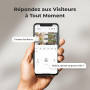 Reolink 2K 360°Pan&Tilt Camera Solaire, 2,4 Ghz WiFi, Détection Personne/Véhicule, Audio Bidirectionnel, Siren, Argus PT Lite +