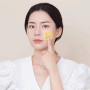 SJBAUTYO 5 Pièces Mini Houppette Doigt, 2 Bouffées de Poudre Cosmétique, Pour Fond de Teint, Anti-cernes, Éponges à Poudre Douce
