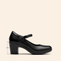 Dream Pairs Mary Janes Escarpins Confortables à Bout Rond avec Sangle de Cheville et Bout fermé pour Femme