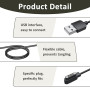 Ksywydu 2 Pièces Chargeur Montre Connectée 2 Pins 4mm, Câble de Charge Magnétique pour Smartwatch Universel pour Smartwatch, Acc