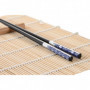 Set de sushi DKD Home Decor Noir Bleu Bambou Grès Oriental (16 Pièces) 138,99 €