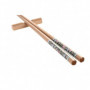 Set de sushi DKD Home Decor Vert Bleu ciel Bambou Grès Oriental (6 Pièces) 181,99 €