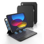 Dexnor Coque Clavier pour iPad 11ème Génération (A16) 11" 2025/10ème Génération 10.9" 2022, Magnétique Ultra-mince Détachable av