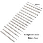 Treki 30Pcs Fraise Diamant 3mm Foret Fraise Diamantée Tige Forets Rotatifs pour Verre Pierre Précieuse Métal Meulage Bijoux Rota
