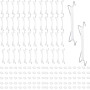 YeahBoom Crochet de Support de Tomate,50 Pièces Crochet de Tomates de Jardint avec 10m de Corde et 100 Pièces Clips de Support,C
