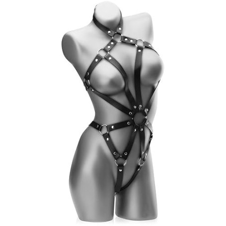 Love69toys – Femmes Body Sexy - Femmes - Ceinture Harnais Résille String Body Negligee BDSM Lingerie Sexy Nuit Bodydoll Lingerie