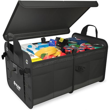 ATHLON TOOLS Sac pour Coffre de qualité supérieure, avec Couvercle - Vainqueur du Test comparatif 06/2022 très Bon - Organiseur