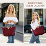 BOJLY Oxford pour Femme Sac à Bandoulière de Pliage Grande Capacité Sac a Main Nylon Dames Shopping Pliant Fourre-tout Plage Sac
