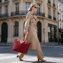BOJLY Oxford pour Femme Sac à Bandoulière de Pliage Grande Capacité Sac a Main Nylon Dames Shopping Pliant Fourre-tout Plage Sac