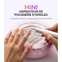 MelodySusie Collecteur De Poussière pour ongles HProA - 6000 tr/min Aspirateur Ongles avec 30 Feuilles de Filtre Jetable, Ventil