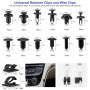 Hochferr 250 Pièces Outils Demontage Garniture Voiture Outil de Démontage pour Panneau Autoradio Tableau De Bord De Voiture
