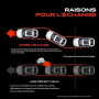 Frankberg Capteur ABS 2-Pôles Compatible avec Berlingo monospace B9 C4 Grand Picasso I UA Partner Tepee Partner Camionnette/MPV