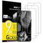 NEW'C Lot de 3, Verre Trempé pour Google Pixel 8A Protection efficace contre les Rayures - sans Bulles - Ultra Résistant (0,33mm