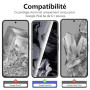 NEW'C Lot de 3, Verre Trempé pour Google Pixel 8A Protection efficace contre les Rayures - sans Bulles - Ultra Résistant (0,33mm