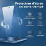 NEW'C Lot de 3, Verre Trempé pour Google Pixel 8A Protection efficace contre les Rayures - sans Bulles - Ultra Résistant (0,33mm