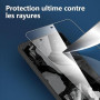 NEW'C Lot de 3, Verre Trempé pour Google Pixel 8A Protection efficace contre les Rayures - sans Bulles - Ultra Résistant (0,33mm