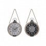 Horloge de table DKD Home Decor Noir Blanc Fer Mandala Bois MDF (40 x 6,5 x 46 c 185,99 €