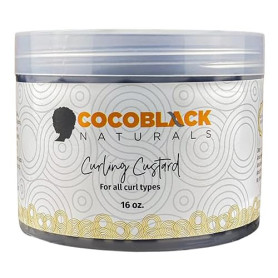 Coco Black Naturals Curling Custard Ghana cheveux Coily Kinky type 4c 502,7 ml