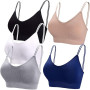 BQTQ 5 Pièces Soutien-Gorge Camisole Bralette avec Rembourré pour Femme