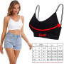 BQTQ 5 Pièces Soutien-Gorge Camisole Bralette avec Rembourré pour Femme