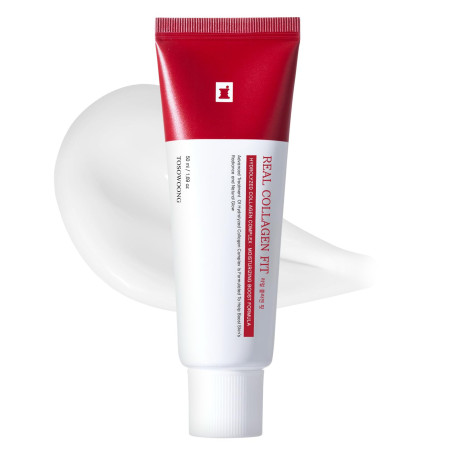 TOSOWOONG Masque crème au collagène hydrolysé – Real Collagen Fit, masque visage peel-off, 50ml, 1,69 fl. oz.