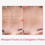 TOSOWOONG Masque crème au collagène hydrolysé – Real Collagen Fit, masque visage peel-off, 50ml, 1,69 fl. oz.