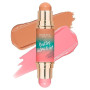 Physicians Formula Butter Glow & Go, Stick Duo Multi-Usage pour Joues, Yeux et Lèvres, Teintes pour Bronzer, Contour et Blush, B