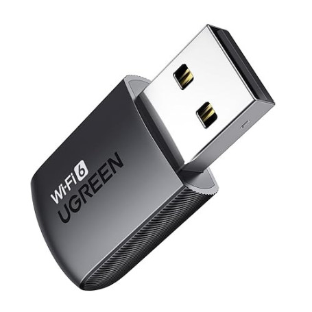 UGREEN Clé WiFi 6 AX900 Adaptateur USB sans Fil Entrée de Gamme Double Bande 5GHz 2.4GHz Soft AP Mode MU MIMO Cryptage WPA2 PSK