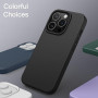 JETech Coque Silicone pour iPhone 14 Pro Max 6,7 Pouces, Protection Complète du Corps au Toucher Soyeux, Étui Housse Anti-Chocs