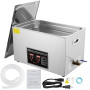 VEVOR Nettoyeur à Ultrasons 30L en Acier Inoxydable Bac Ultrasons Numérique avec Chauffage Temps et Température Réglables Appare