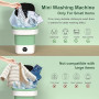 Mini Machine à Laver,12L Machine a Laver Portable,Mise à Jour Mini Lave Linge avec 3 Modes de Nettoyage en Profondeur & Panier D