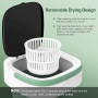 Mini Machine à Laver,12L Machine a Laver Portable,Mise à Jour Mini Lave Linge avec 3 Modes de Nettoyage en Profondeur & Panier D