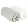 BabyCalin - Lot de 2 Draps housse Blanc/Gris Babycalin - 60 x 120 cm certifié OEKO-TEX