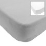 BabyCalin - Lot de 2 Draps housse Blanc/Gris Babycalin - 60 x 120 cm certifié OEKO-TEX