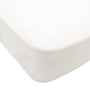 BabyCalin - Lot de 2 Draps housse Blanc/Gris Babycalin - 60 x 120 cm certifié OEKO-TEX