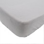 BabyCalin - Lot de 2 Draps housse Blanc/Gris Babycalin - 60 x 120 cm certifié OEKO-TEX
