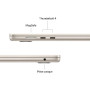 Apple MacBook Air 15 Pouces Portable avec Puce M5 : Conçu pour l’IA, Écran Liquid Retina 15,3 Pouces, Mémoire unifiée 16 Go, SSD