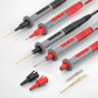 Cleqee Kit de 18 sondes de test électroniques pour multimètre avec pinces crocodiles - Fiche banane pour test, pinces à crochet 