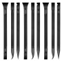 Lot de 9 grattoirs en plastique - 3 formes - Outil multi-usages - Grattoir en plastique à double extrémité - Spatule en plastiqu