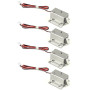 QWORK® DC 12V verrous électromagnétiques, Pour tiroir d'armoire, coffres forts armoire de porte, 4pcs