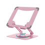 SOUNDANCE Support pour Ordinateur Portable avec Base rotative à 360°, rehausseur Ergonomique pour Bureau, Hauteur réglable Multi