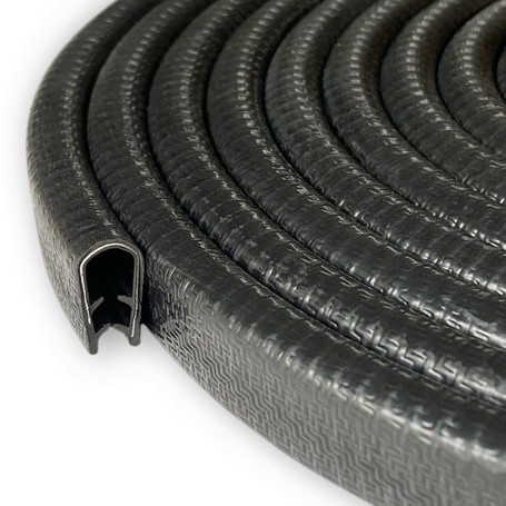 Protection de Portiere Voiture Plage de Serrage 1-2mm Protection Bord de Tole Joint Caoutchouc en u pour la Plupart des Voitures