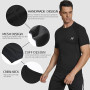 MEETWEE Haut Compression Homme Manche Longue/Courtes,Baselayer Maillot Running Vetement Fitness pour Sports Jogging T-Shirt Base