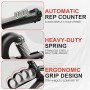 lomdung Renforceur de Poignée, 5-100KG Ajustable Muscler Avant Bras, Hand Grip Musculation Poignée de Force, avec Compteur et An