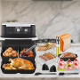 Moule Silicone Air Fryer pour Ninja Foodi FlexDrawer 10.4 L AF500EU, 24 Pièces Silicone Accessoires Air Fryer pour Friteuse, AF5
